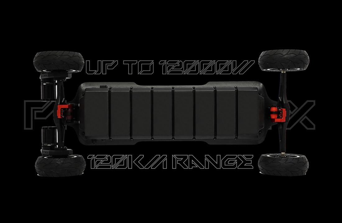 REV Phantom X — All-terrain cruising Electric skateboard – REVSKATEBOARD